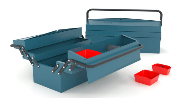 CAJA HERRAMIENTAS METALICA HECO 108 7 (530x205x210)